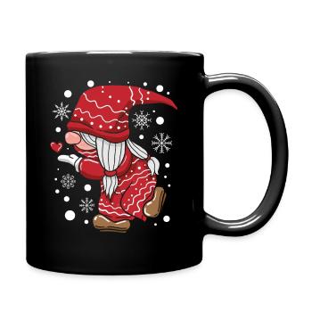 Christmas Wichtel Partner Look - Full Colour Mug - black - Right