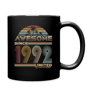 30ème anniversaire Génial depuis 1992 Édition Limitée - Mug uni - noir - Droite