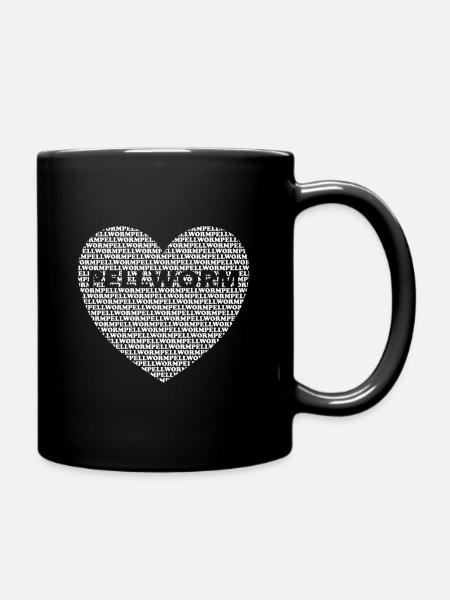 Pellworm Cœur - Mug uni - noir