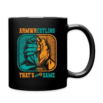 Armwrestling c’est mon jeu De Lutte d’Arts Martiaux - Mug uni - noir - Droite