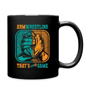 Armwrestling c’est mon jeu De Lutte d’Arts Martiaux - Mug uni - noir - Droite
