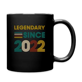 Vintage Légendaire depuis l’anniversaire de 2022 - Mug uni - noir - Droite