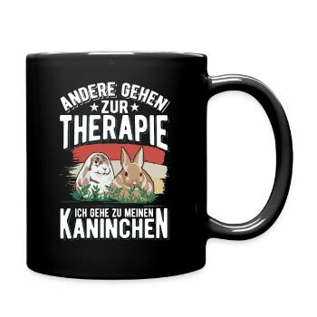 Fliesenleger Therapie Mosaikleger Plattenleger - Tasse einfarbig - Schwarz - Rechts