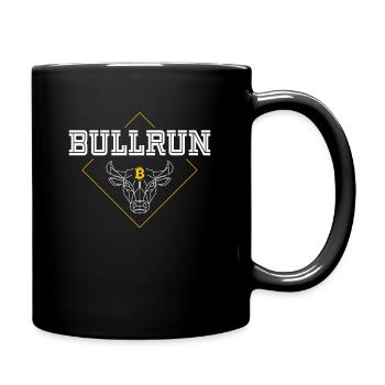 Bullrun Bitcoin Bull Market Cryptocurrency Trader - Full Colour Mug - black - Right