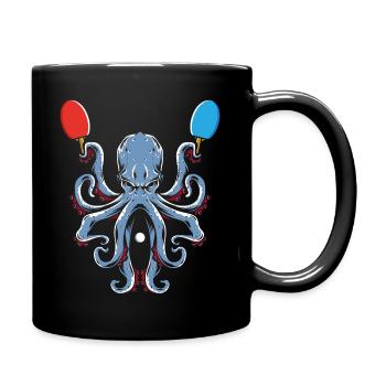 Tennis de table Octopus Joueur de tennis de table Sport - Mug uni - noir - Droite