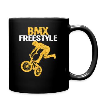 BMX freestyle - Mug uni - noir - Droite
