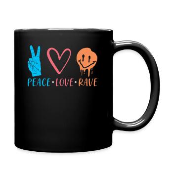 Rave - Full Colour Mug - black - Right
