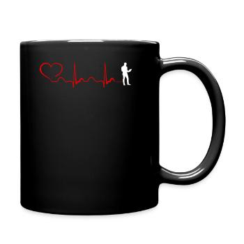 Programmation du rythme cardiaque et du cœur - Mug uni - noir - Droite