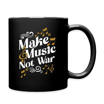 Musiciens Rock Jazz Band Musique Guitares Piano - Mug uni - noir - Droite
