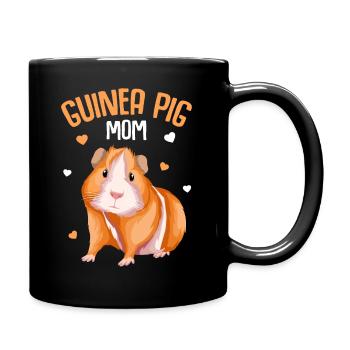 Cochon d’Inde Mama Pet - Mug uni - noir - Droite