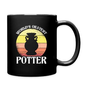 Potter Potter rétro - Mug uni - noir - Droite