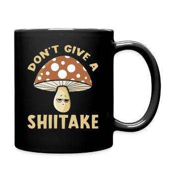 Shiitake Mushrooms Pun - Full Colour Mug - black - Right