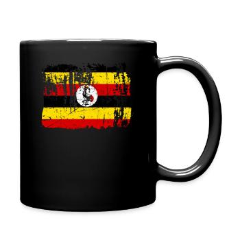Uganda - Full Colour Mug - black - Right