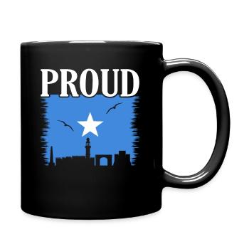Somalia - Tasse einfarbig - Schwarz - Rechts