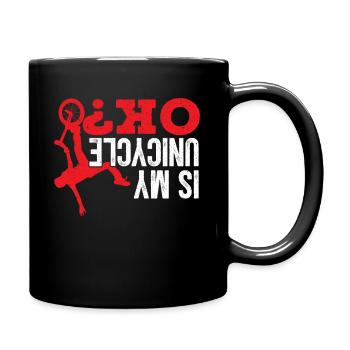 Is My Unicycle Okay Unicyclist Balance Artist - Full Colour Mug - black - Right