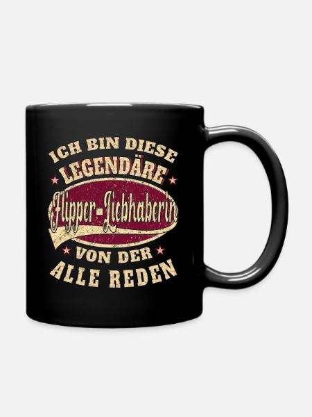 Flipper-liebhaherin ich bin dieser legendäre - Tasse einfarbig - Schwarz