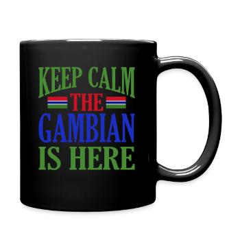 Gambie - Mug uni - noir - Droite