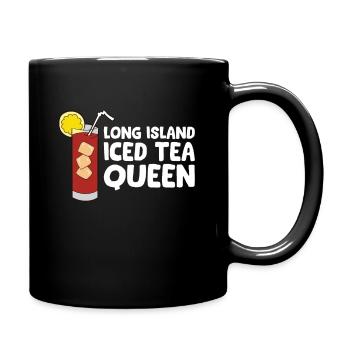 Long Island Eistee-Königin - Tasse einfarbig - Schwarz - Rechts