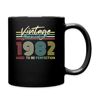 Born December 1982 Perfection - Full Colour Mug - black - Right