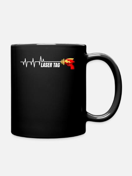 Laser Tag - Tasse einfarbig - Schwarz