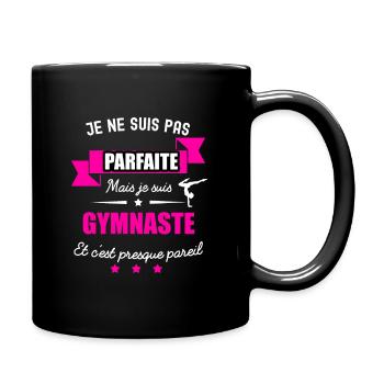 pas parfaite mais gymnaste - Mug uni - noir - Droite