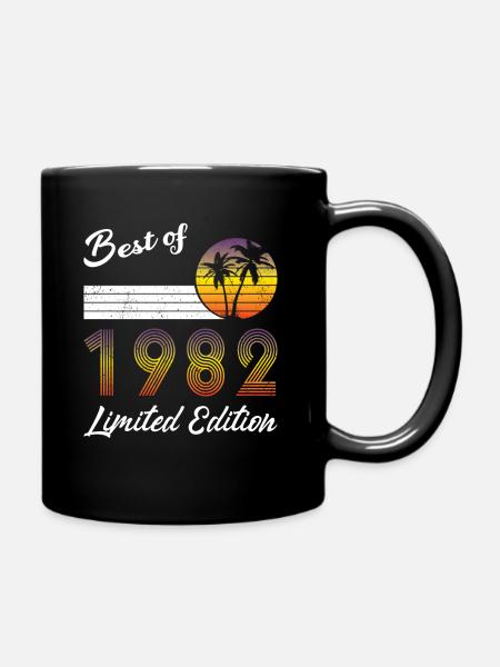 40. Geburtstag Best of 1982 Limited Edition - Tasse einfarbig - Schwarz