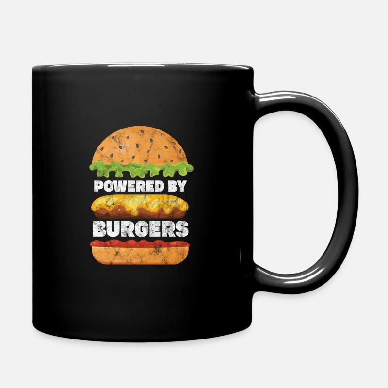Burger - Mug uni - noir