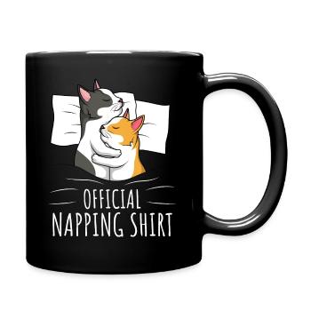 Chats Chemise de couchage Chat Chat - Mug uni - noir - Droite