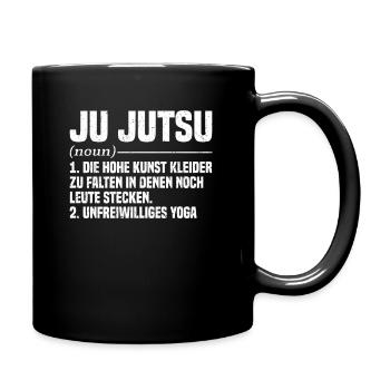 Ju Jutsu Brasilianisches Kampfkunsttraining - Tasse einfarbig - Schwarz - Rechts