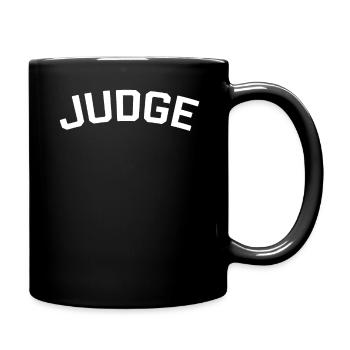 T-shirt juge simple - Mug uni - noir - Droite