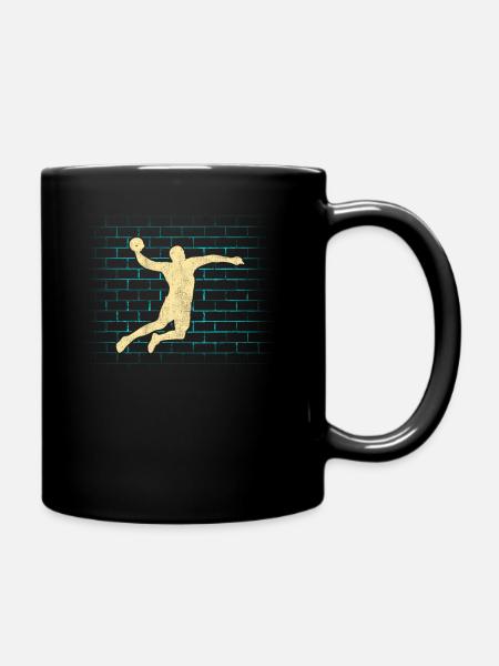 Handball - Tasse einfarbig - Schwarz