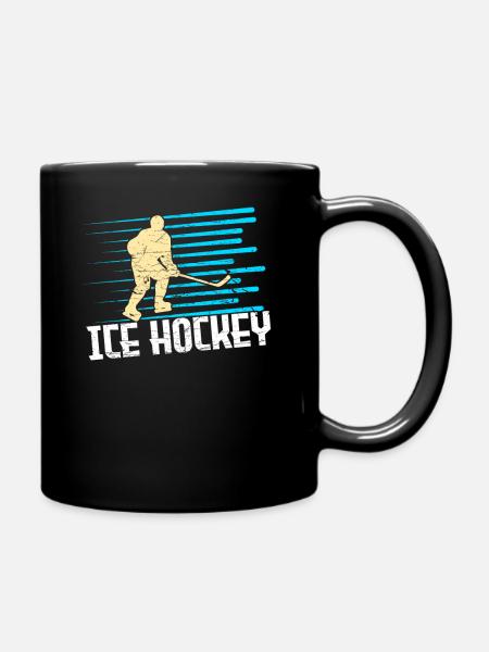 Eishockey - Tasse einfarbig - Schwarz