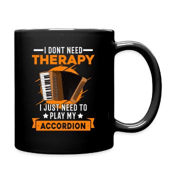 Accordion Accordion Accordionist - Full Colour Mug - black - Right