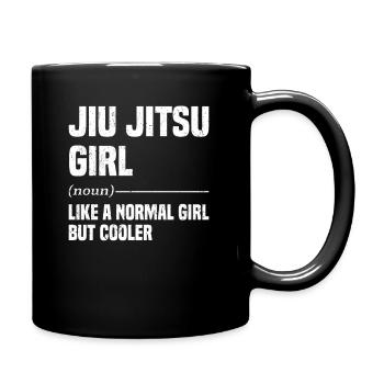 Ju Jutsu Brasilianisches Kampfkunsttraining - Tasse einfarbig - Schwarz - Rechts
