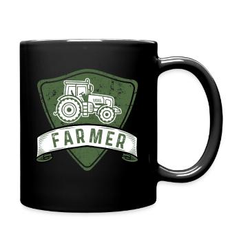 Farmer Farmer Farmer Tracteur Trekker Cadeau - Mug uni - noir - Droite