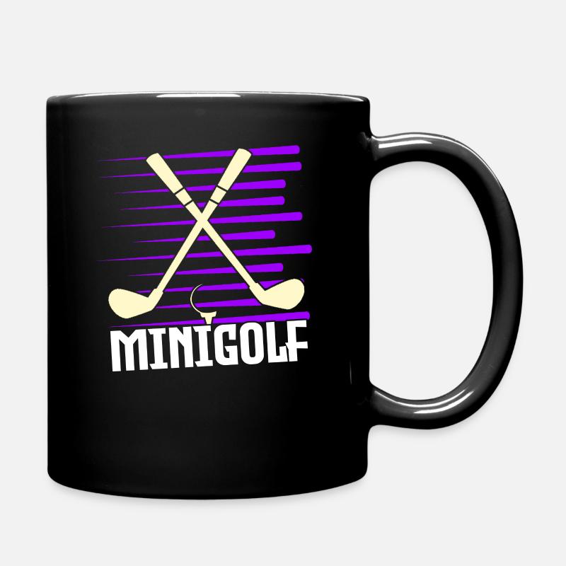 Minigolf - Tasse einfarbig - Schwarz