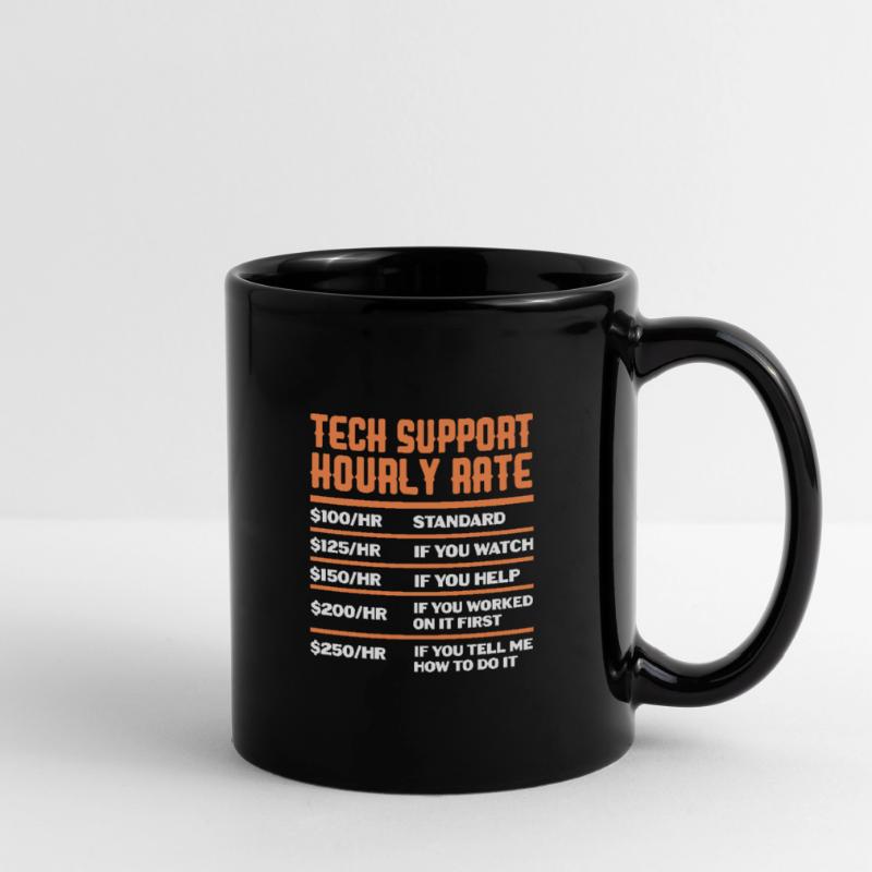 Technical Support Computer It Admin Gift Full Colour Mug