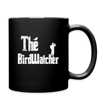 The Birdwatcher BirdWatcher Ornithologist - Full Colour Mug - black - Right