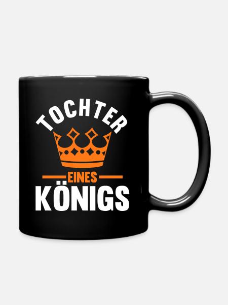 Tochter - Tasse einfarbig - Schwarz