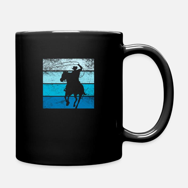 Cowboy - Tasse einfarbig - Schwarz