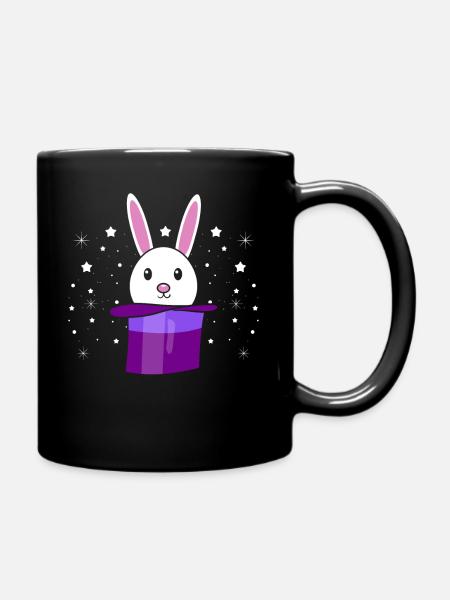 Magier Zaubertricks Zauberei Illusionistischer Zauberer - Tasse einfarbig - Schwarz