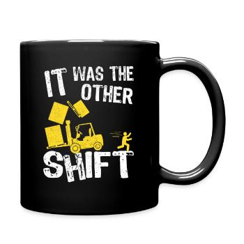 Forklift Truck Driver Forklift Driver Warehouseman - Full Colour Mug - black - Right