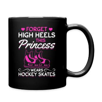 Hockey sur glace Filles I Joueuse de hockey sur glace I Eishockey - Mug uni - noir - Droite