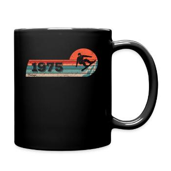 Snowboard né en 1975 Anniversaire Snowboard - Mug uni - noir - Droite