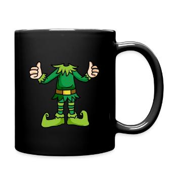 ELF Body Costume Noël - Mug uni - noir - Droite