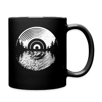 Vinyl Record Album Classic Music Player Lover - Tasse einfarbig - Schwarz - Rechts