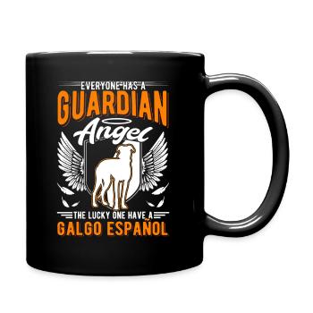 Galgo Español Schutzenegl Lévrier espagnol - Mug uni - noir - Droite