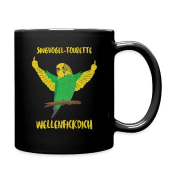 Tique de la vague de perruche des Canaries - Mug uni - noir - Droite