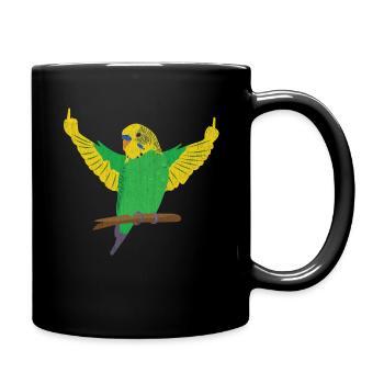 Tique de la vague de perruche des Canaries - Mug uni - noir - Droite