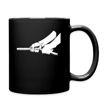 Cadeau de tir à la corde - Mug uni - noir - Droite